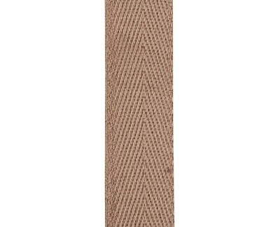 Tent tape 15 mm, cotton, beige