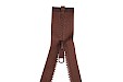 YKK VISLON Profile zip-fastener 5 mm, with open end brown