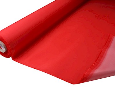 Nylon water repellent fabric 150 cm, red 200 gr/m² flame retardant