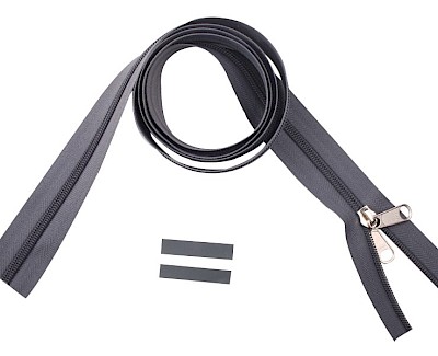 YKK zip-fastener 5 mm closed end dark grey