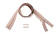 YKK spiral zip-fastener 5 mm closed end beige