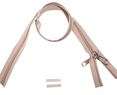 YKK zip-fastener 10 mm closed end beige