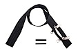 YKK spiral zip-fastener 8 mm closed end two-way O-form black