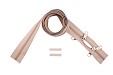 YKK spiral zip-fastener 8 mm closed end two-way O-form beige