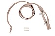YKK zip-fastener 10 mm closed end two-way O-form beige