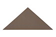 Reinforcing triangle, dark beige