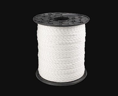 Guyline reflective 3,5 mm, white