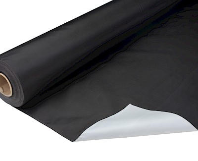Nylon water repellent fabric 150 cm, black 120 gr/m²