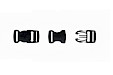 YKK buckle 25 mm
