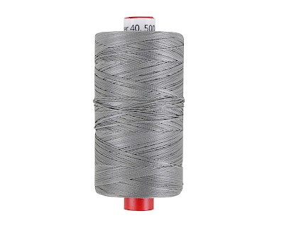 AMANN Sewing thread polyester, thickness 40, 350 meters, light grey