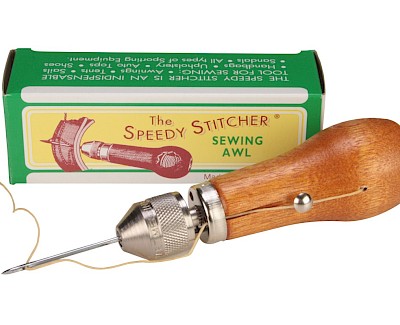 Speedy Stitcher. Sewing awl repair tool kit