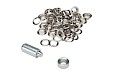 Set ESVO eyelets Ø 10 mm nickel plated, 25 pieces