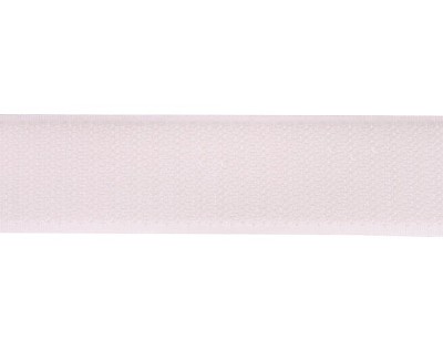 Velcro tape 20 mm white, hard, hook