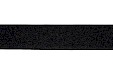 Velcro tape 25 mm black, soft, loop